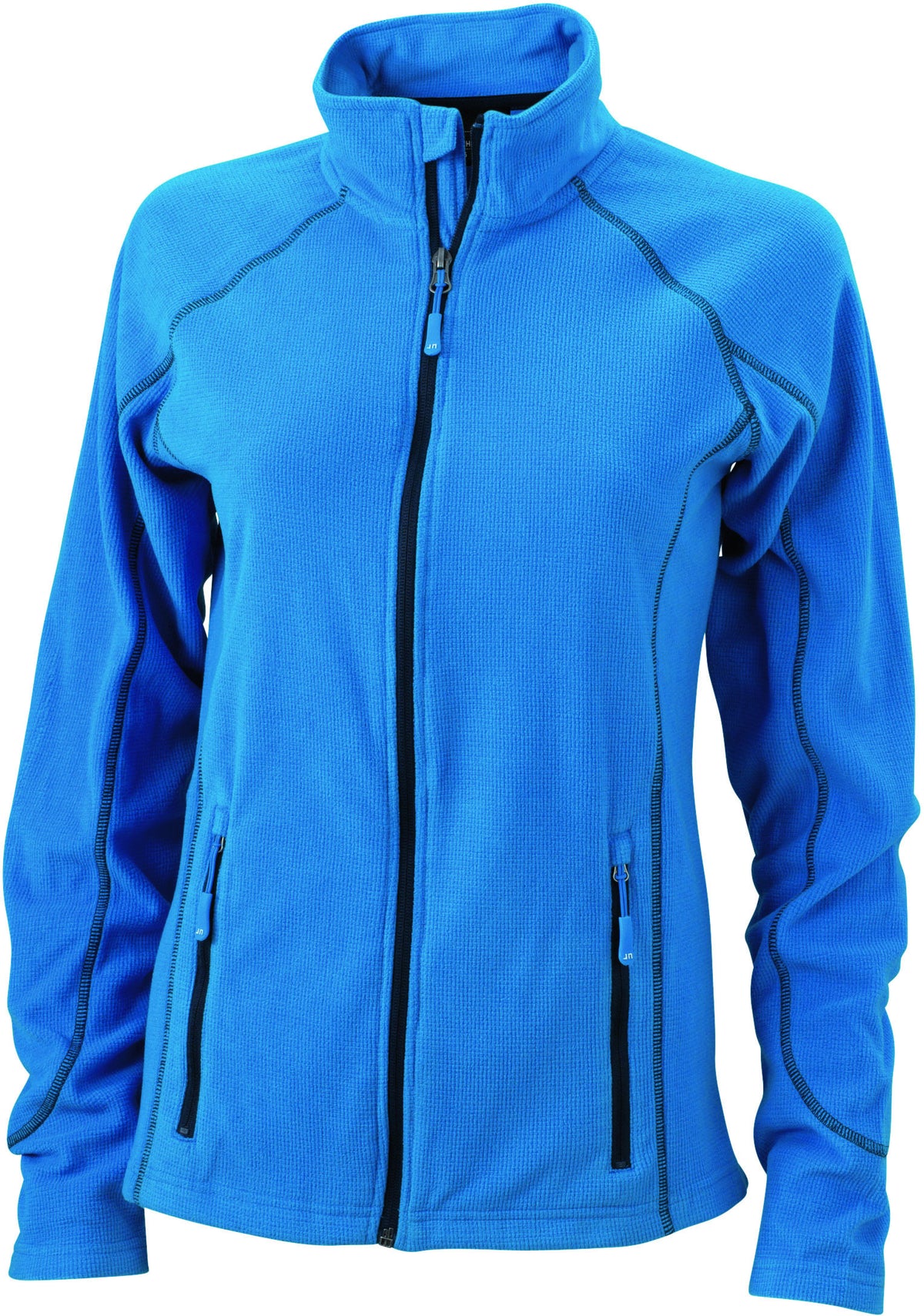 Ladies´ Structure Fleece Jacke - Aqua/Navy