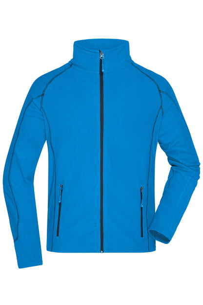Men´s Structure Fleece Jacket - Aqua/Navy