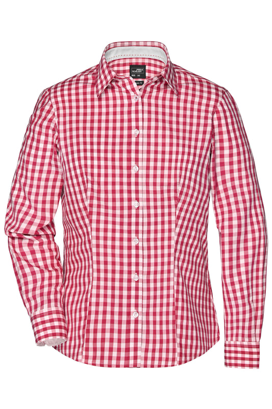 Ladie´s Checked Shirt - Red/White