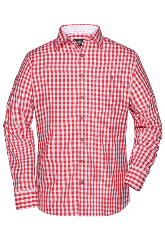 Men´s Traditional Shirt - Red/White