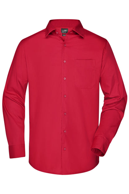 Men´s Business Shirt LSL - Red