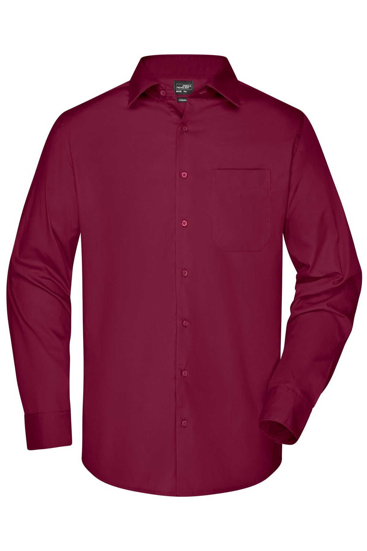 Men´s Business Shirt LSL - Wine