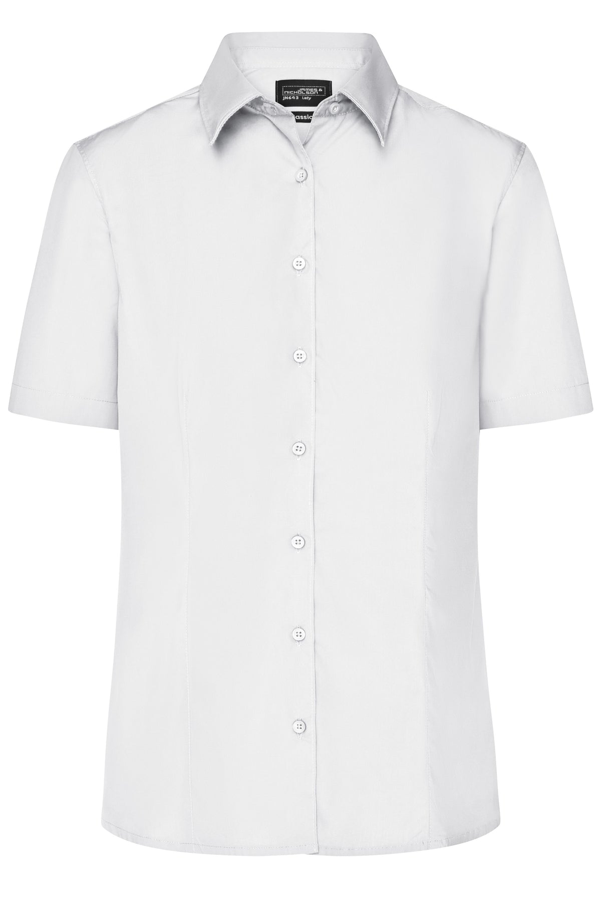 Ladies´ Business Shirt SSL - White