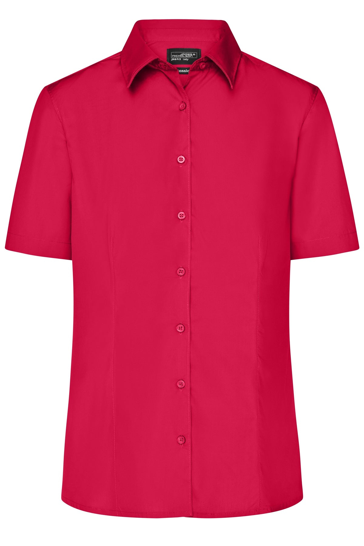 Ladies´ Business Shirt SSL - Red