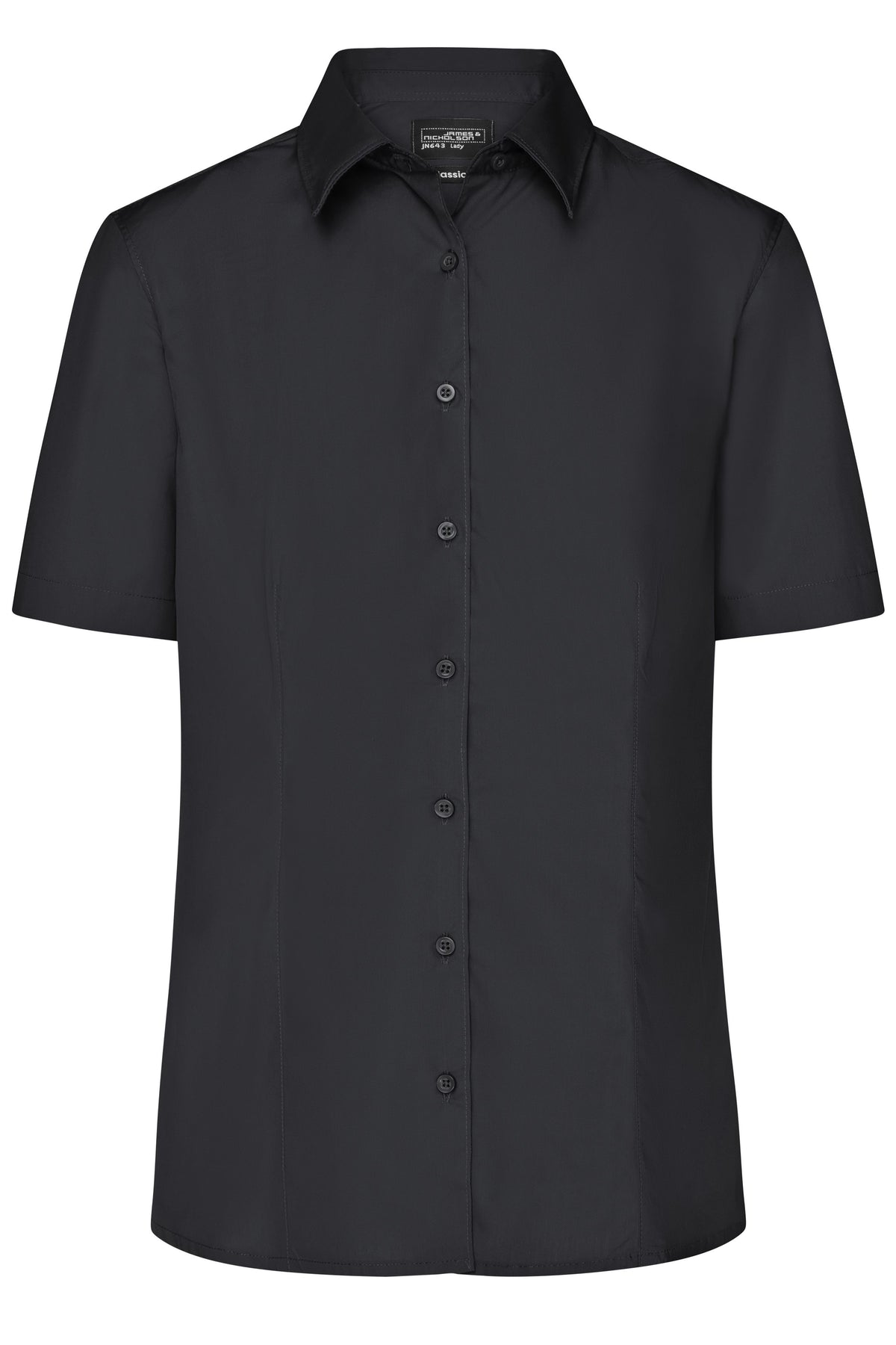Ladies´ Business Shirt SSL - Black