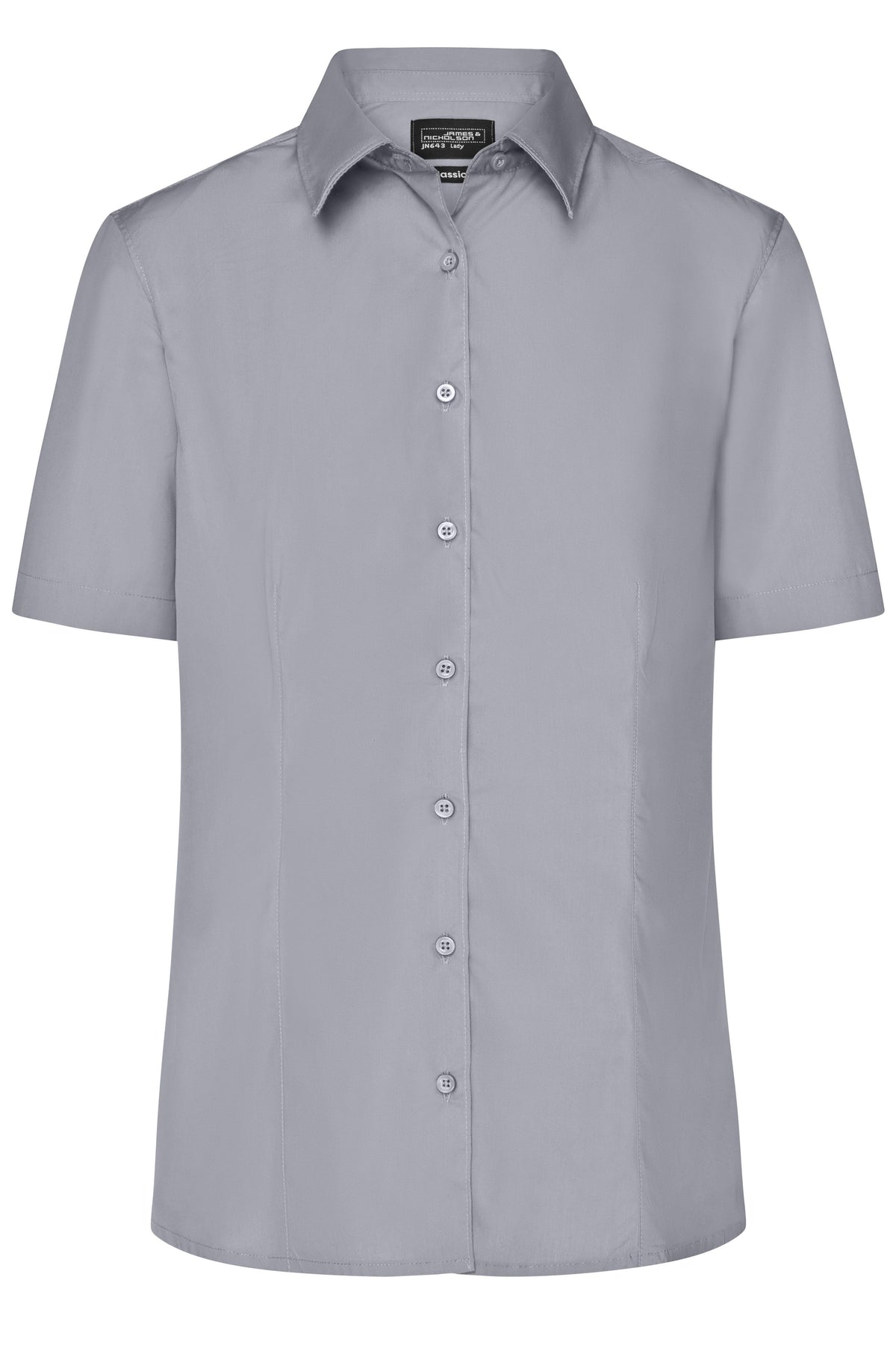 Ladies´ Business Shirt SSL - Steel