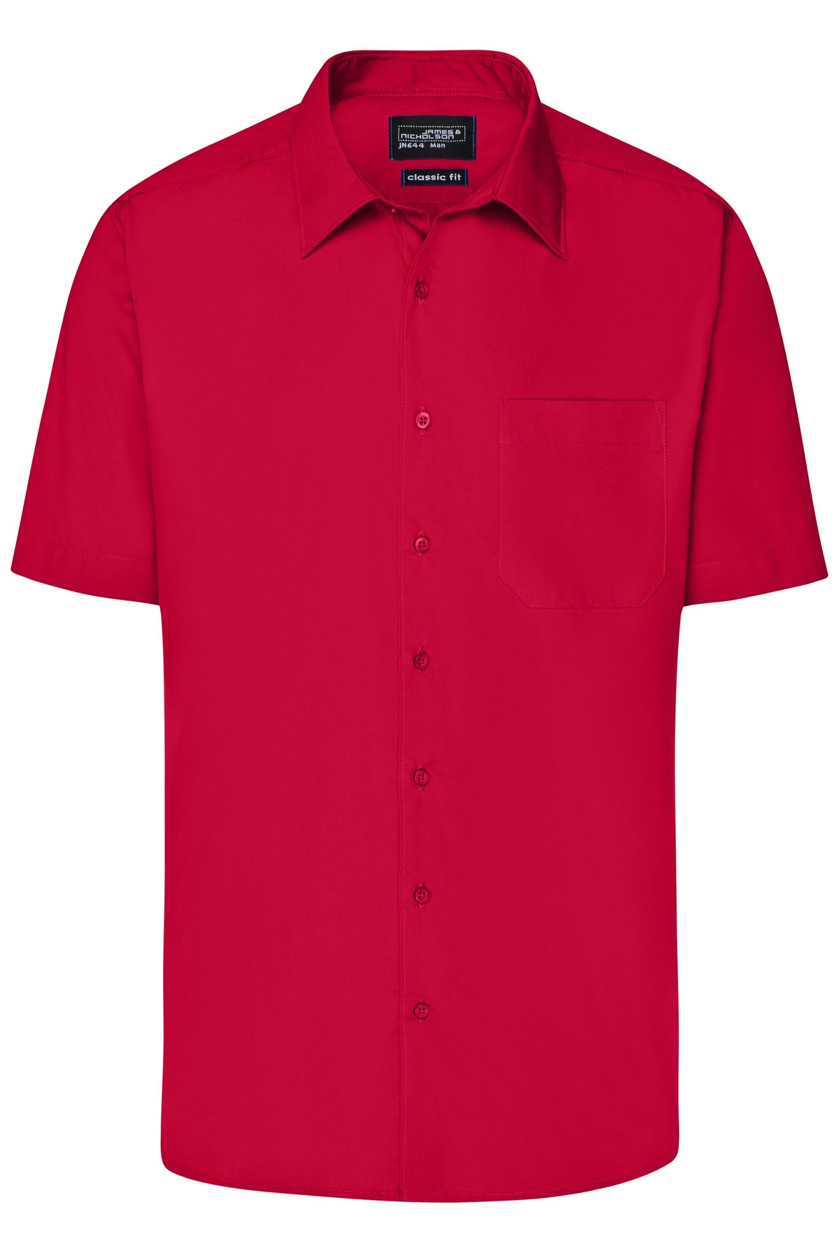 Men´s Business Shirt SSL - Red