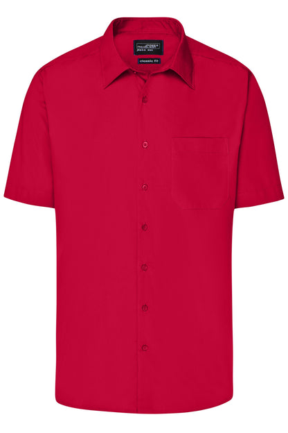 Men´s Business Shirt SSL - Red