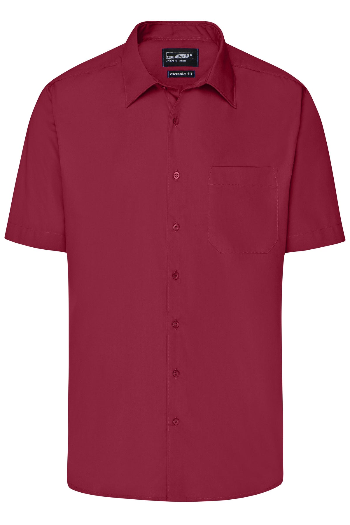 Men´s Business Shirt SSL - Wine