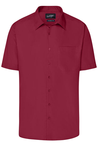 Men´s Business Shirt SSL - Wine