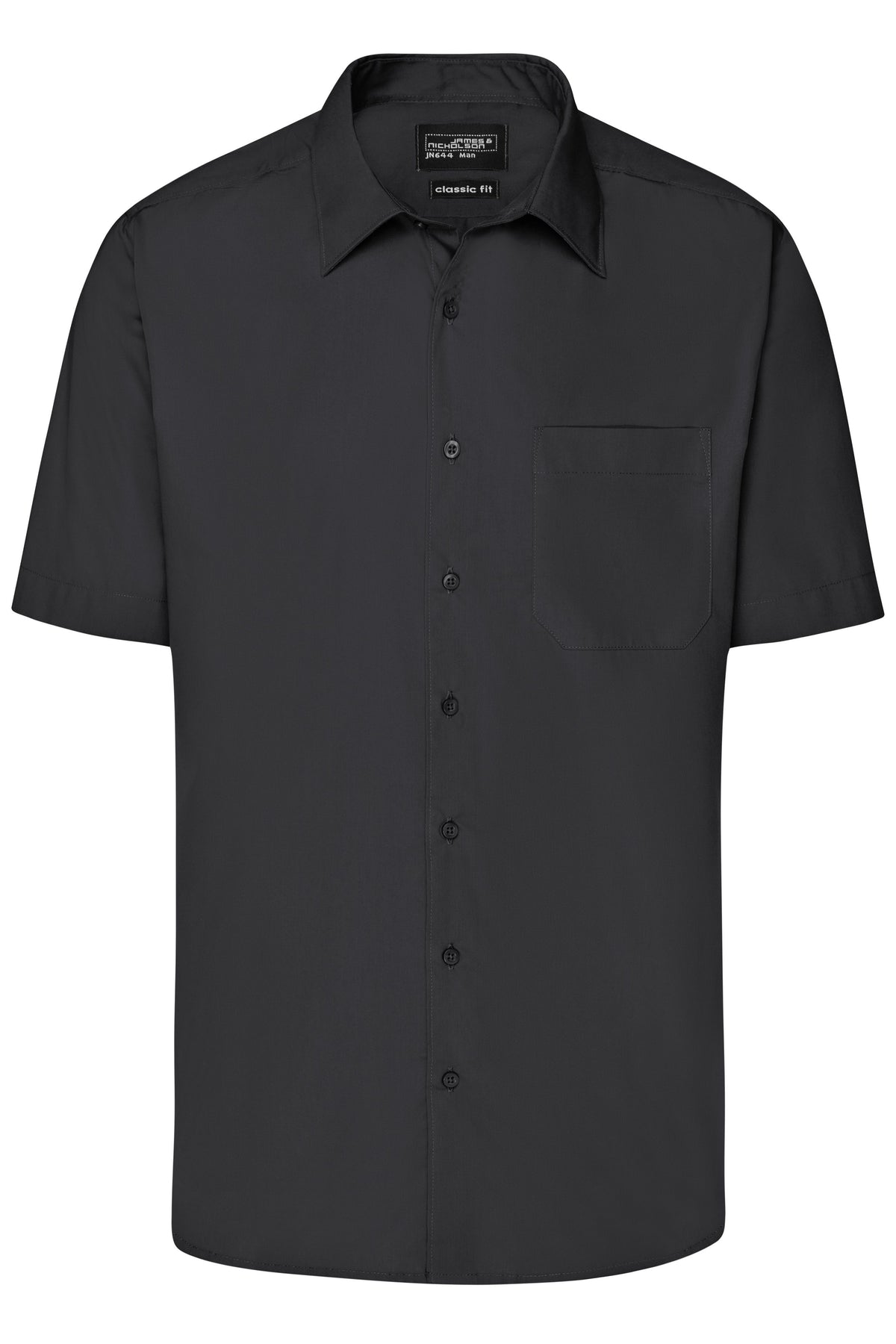 Men´s Business Shirt SSL - Black