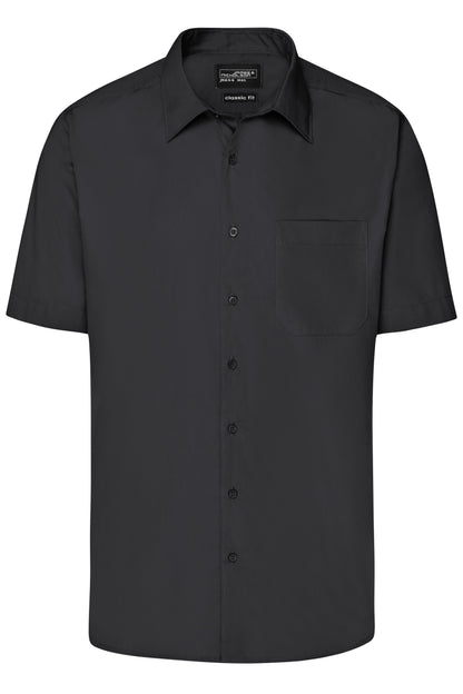 Men´s Business Shirt SSL - Black