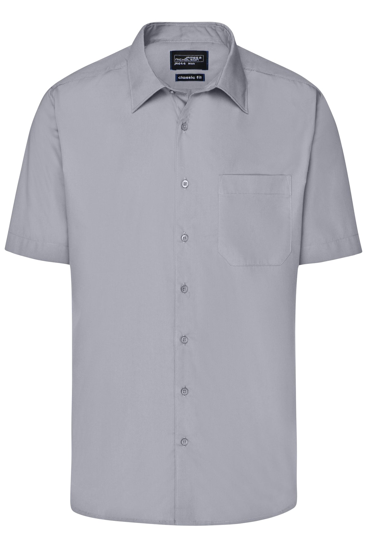 Men´s Business Shirt SSL - Steel