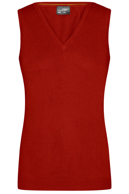 Ladie´s V-Neck Pullunder - Bordeaux