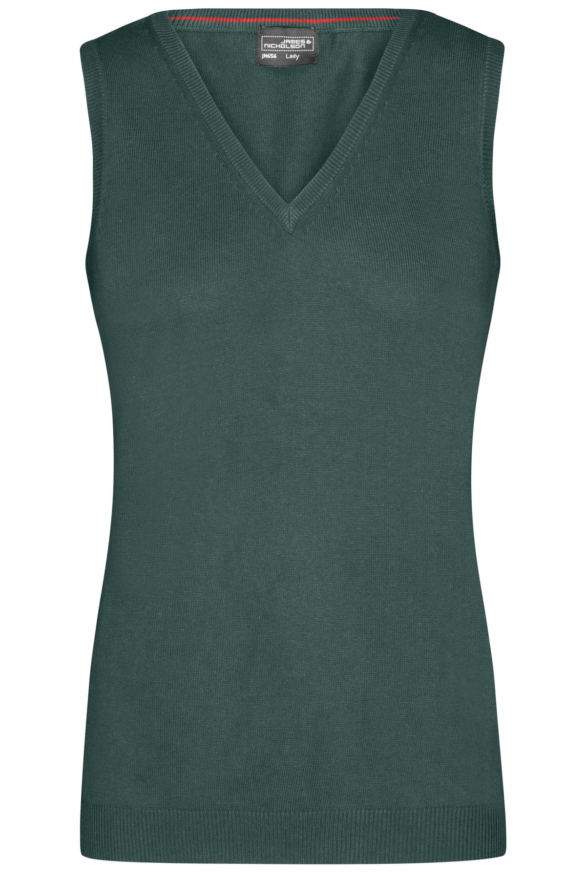 Ladie´s V-Neck Pullunder - Forest Green