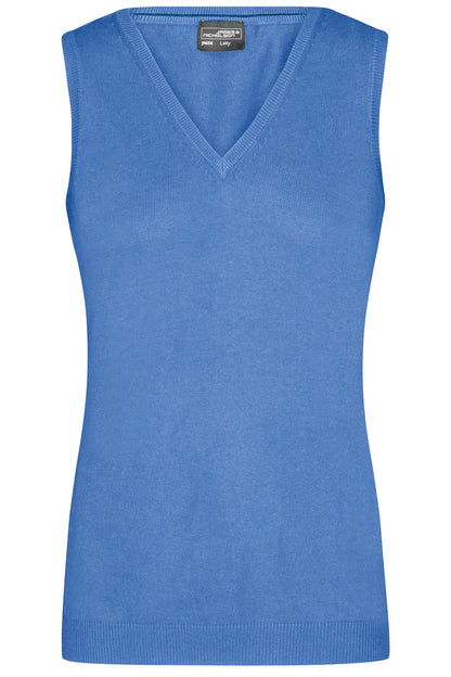Ladie´s V-Neck Pullunder - Glacier-blue