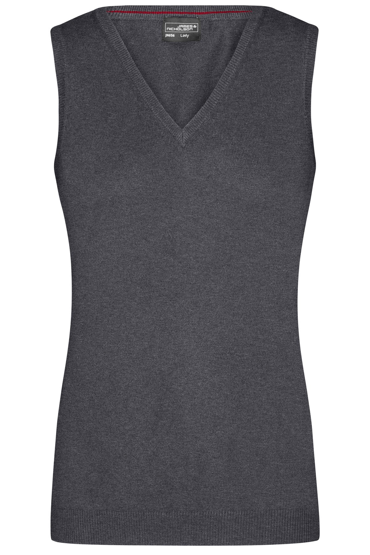 Ladie´s V-Neck Pullunder - Anthracite Melange