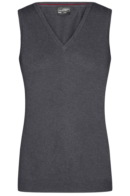 Ladie´s V-Neck Pullunder - Anthracite Melange