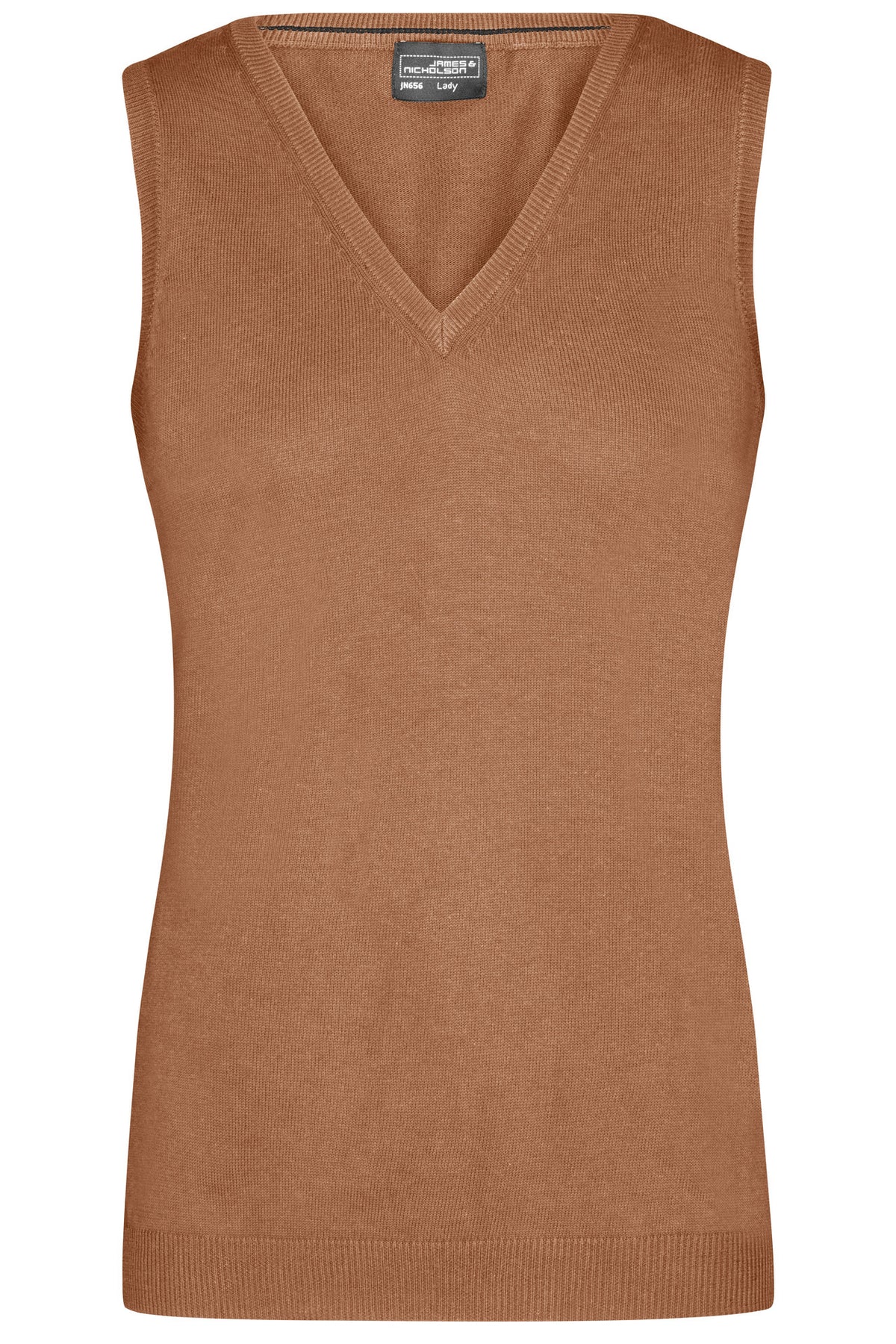 Ladie´s V-Neck Pullunder - Camel