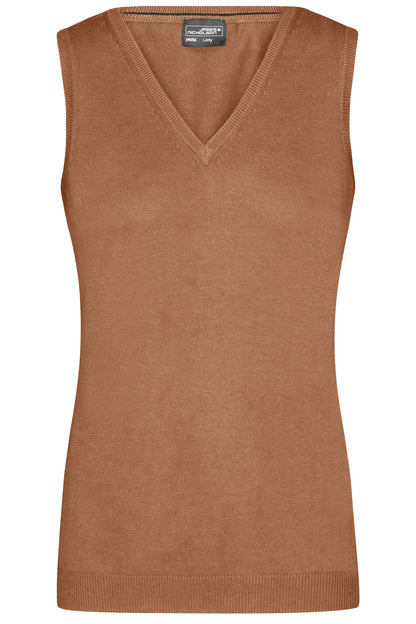 Ladie´s V-Neck Pullunder - Camel