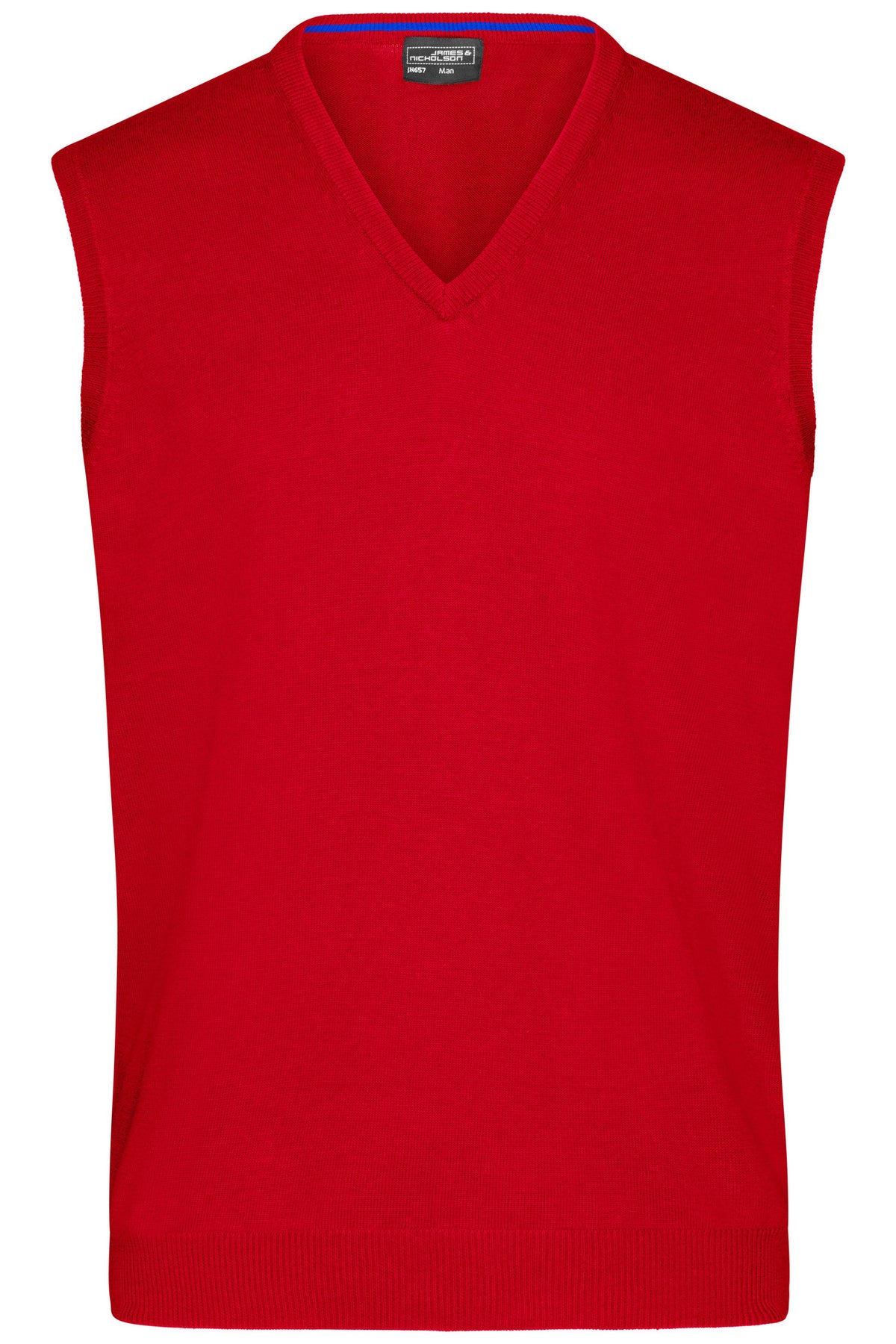 Men´s V-Neck Pullunder - Red