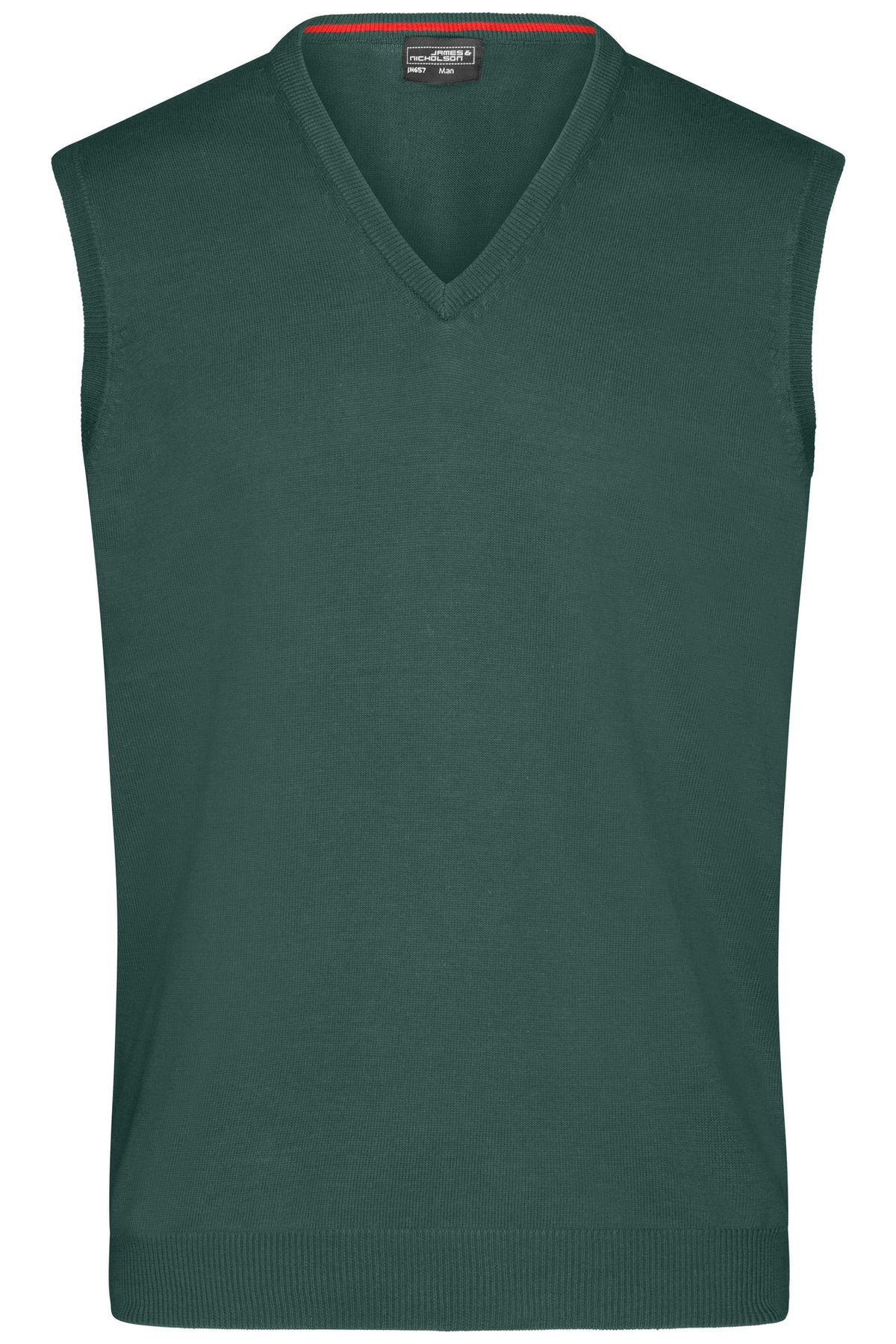 Men´s V-Neck Pullunder - Forest Green