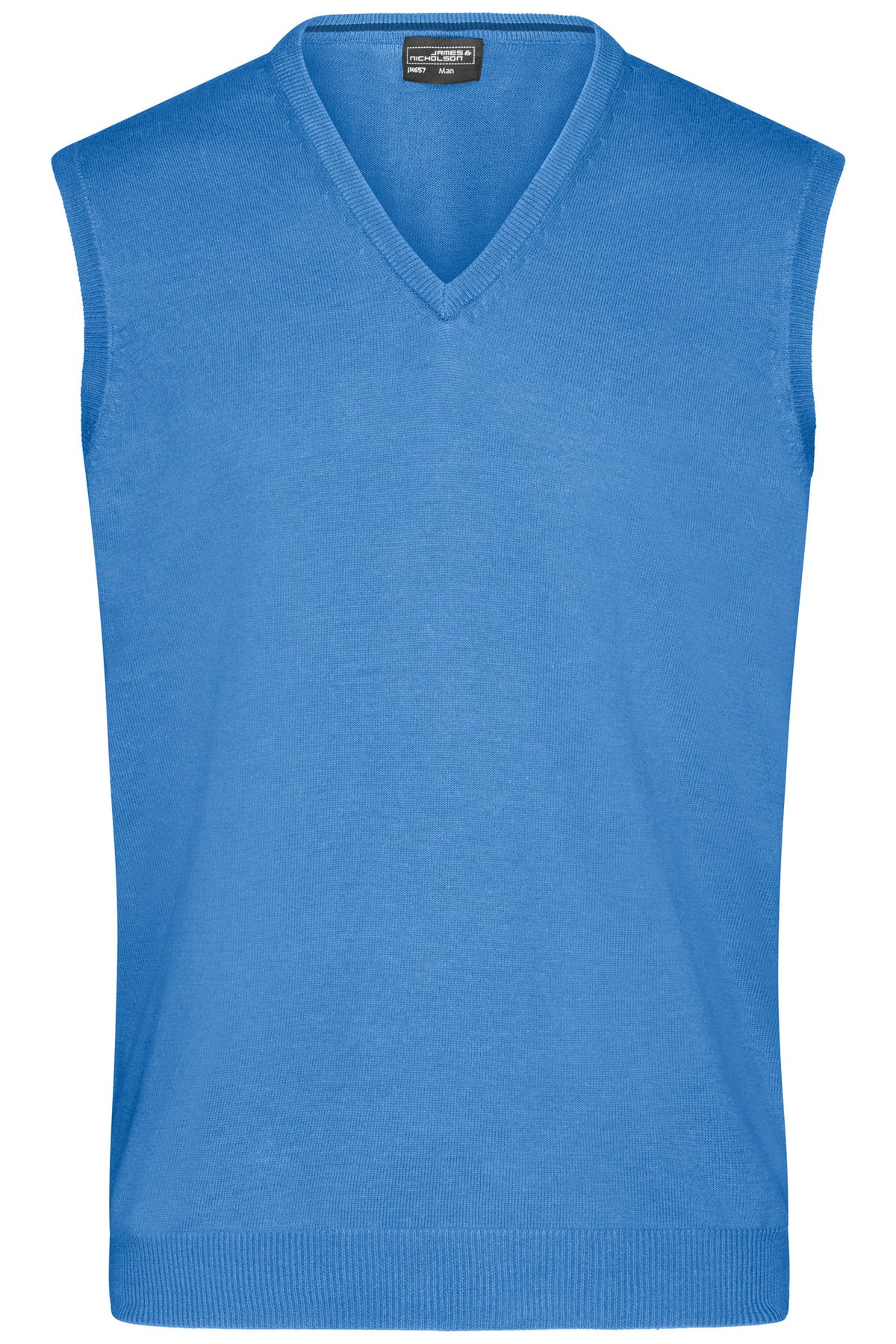 Men´s V-Neck Pullunder - Glacier-blue