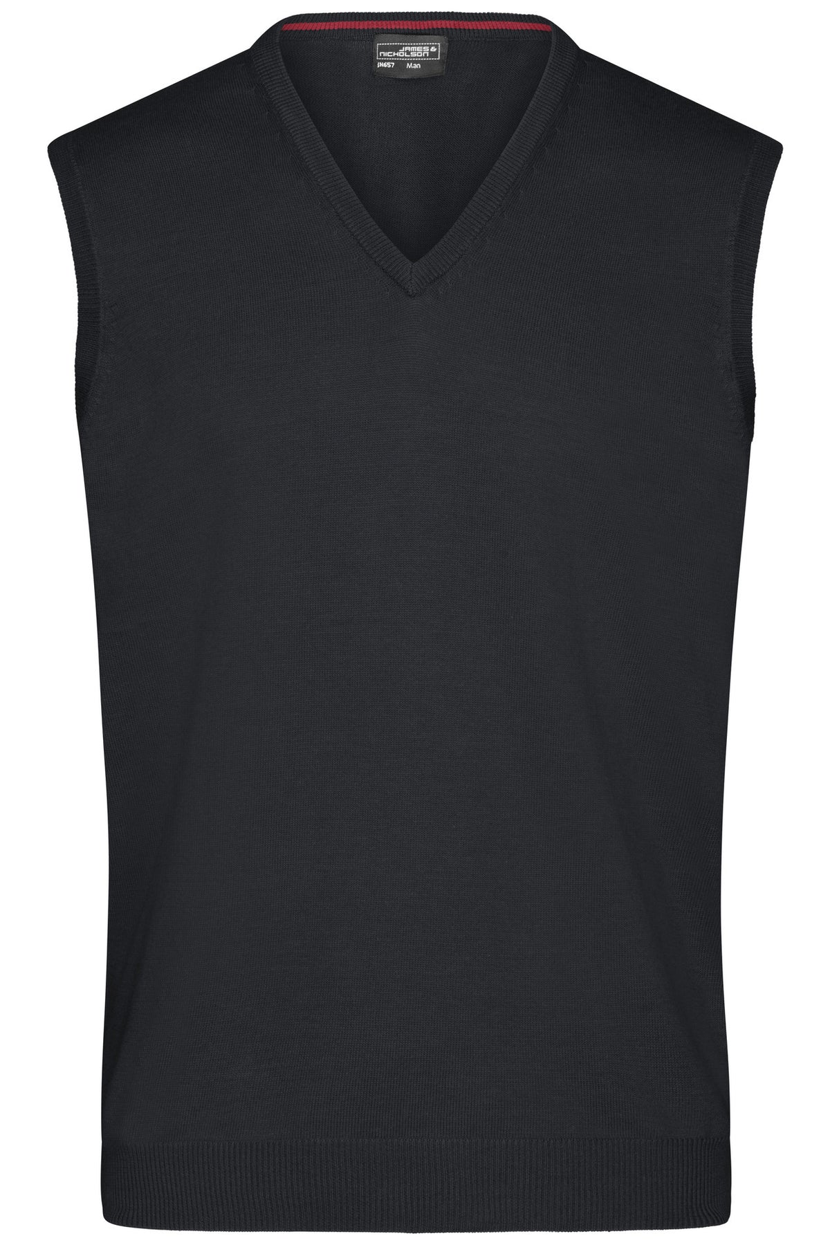 Men´s V-Neck Pullunder - Black