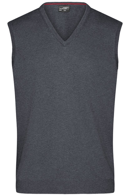 Men´s V-Neck Pullunder - Anthracite Melange