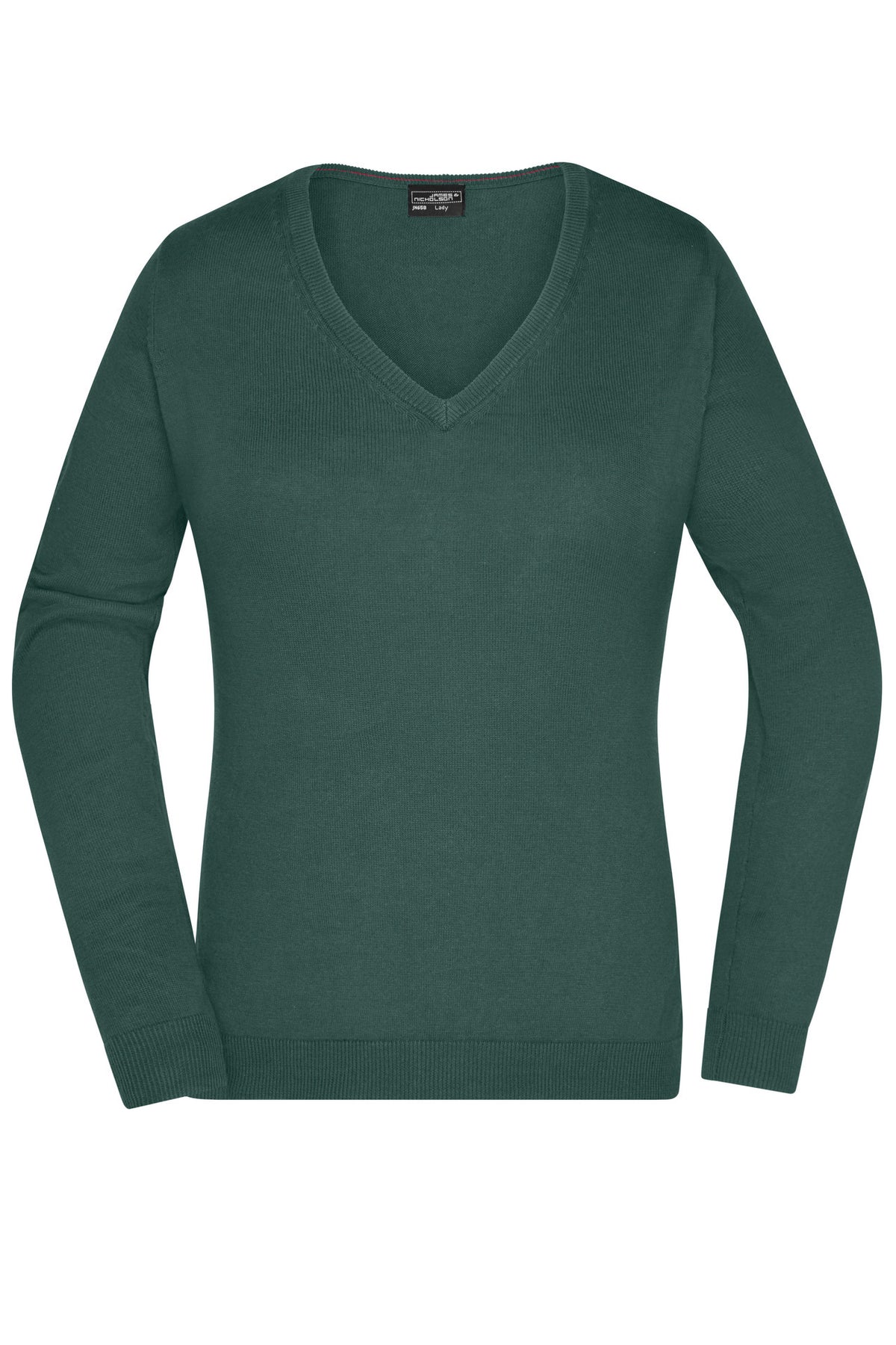 Ladie´s V-Neck Pullover - Forest Green