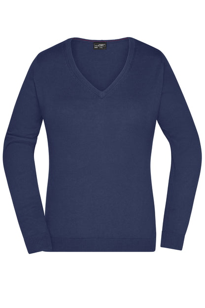 Ladie´s V-Neck Pullover - Navy