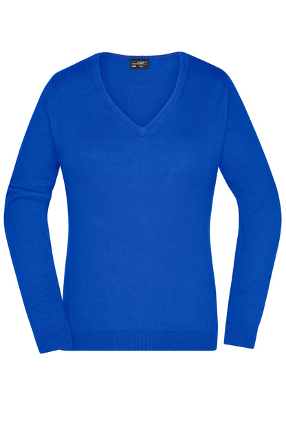 Ladie´s V-Neck Pullover - Royal
