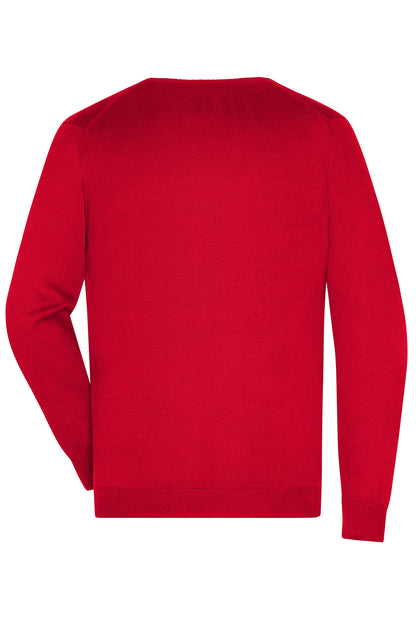 Men´s V-Neck Pullover - Red
