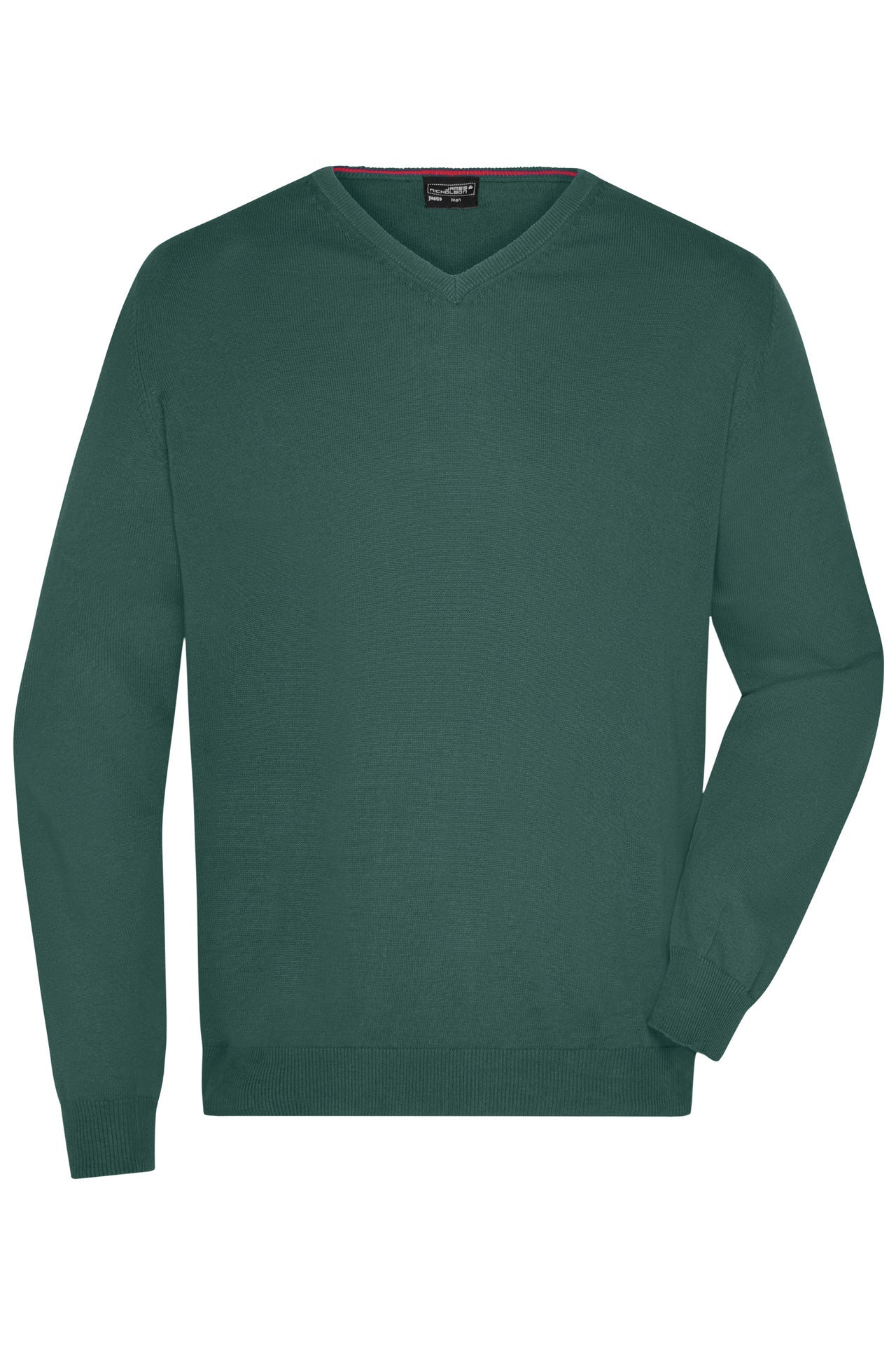 Men´s V-Neck Pullover - Forest Green