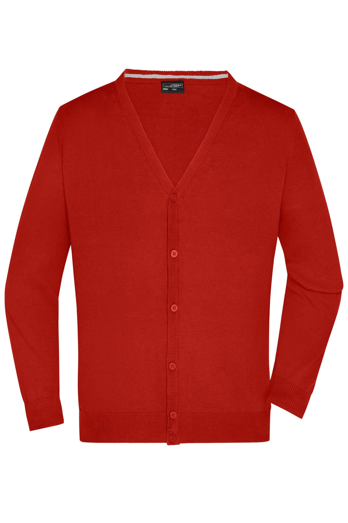 Men´s V-Neck Cardigan - Bordeaux