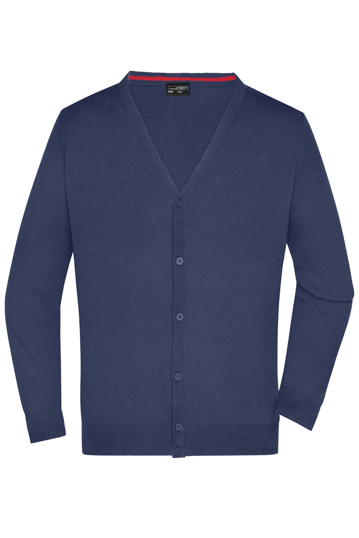 Men´s V-Neck Cardigan - Navy