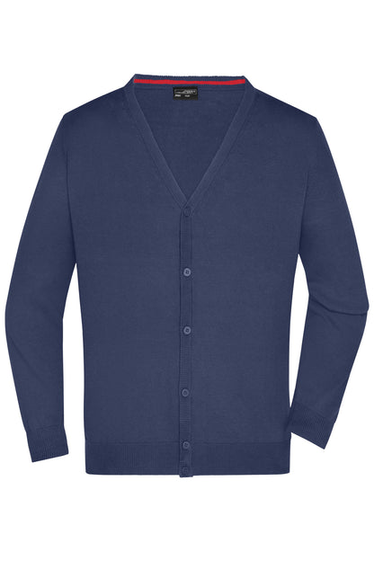 Men´s V-Neck Cardigan - Navy
