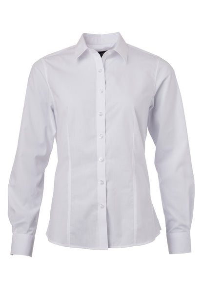 Ladies´ Shirt LSL Poplin - White