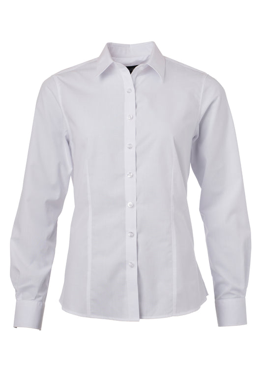 Ladies´ Shirt LSL Poplin - White