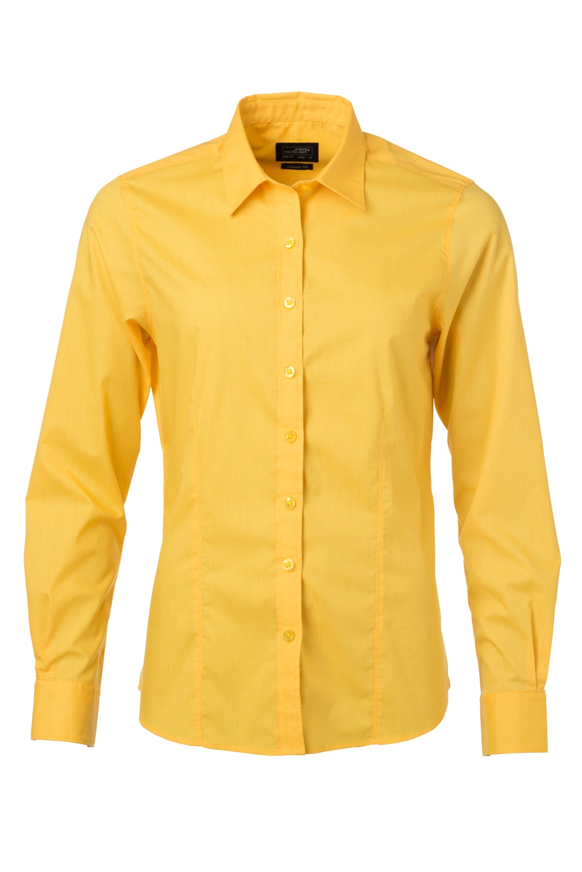 Ladies´ Shirt LSL Poplin - Yellow