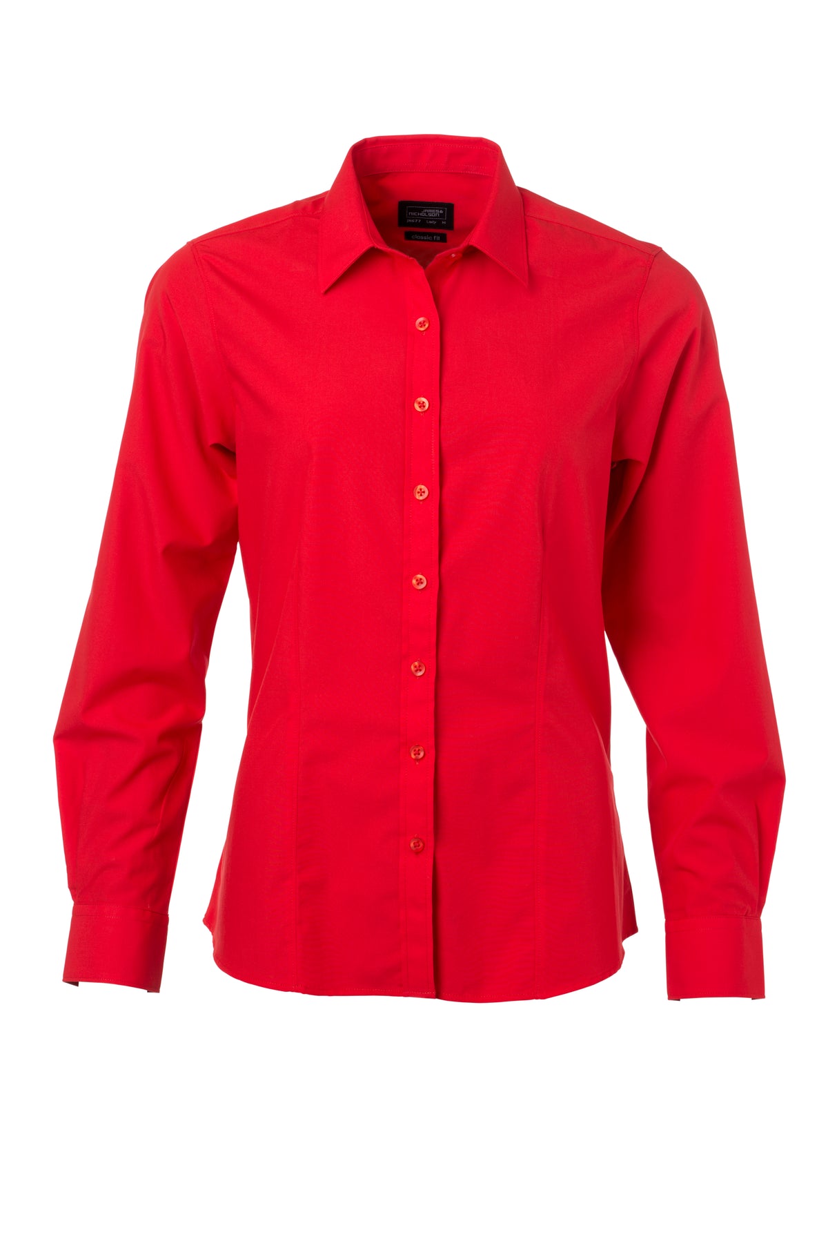 Ladies´ Shirt LSL Poplin - Tomato