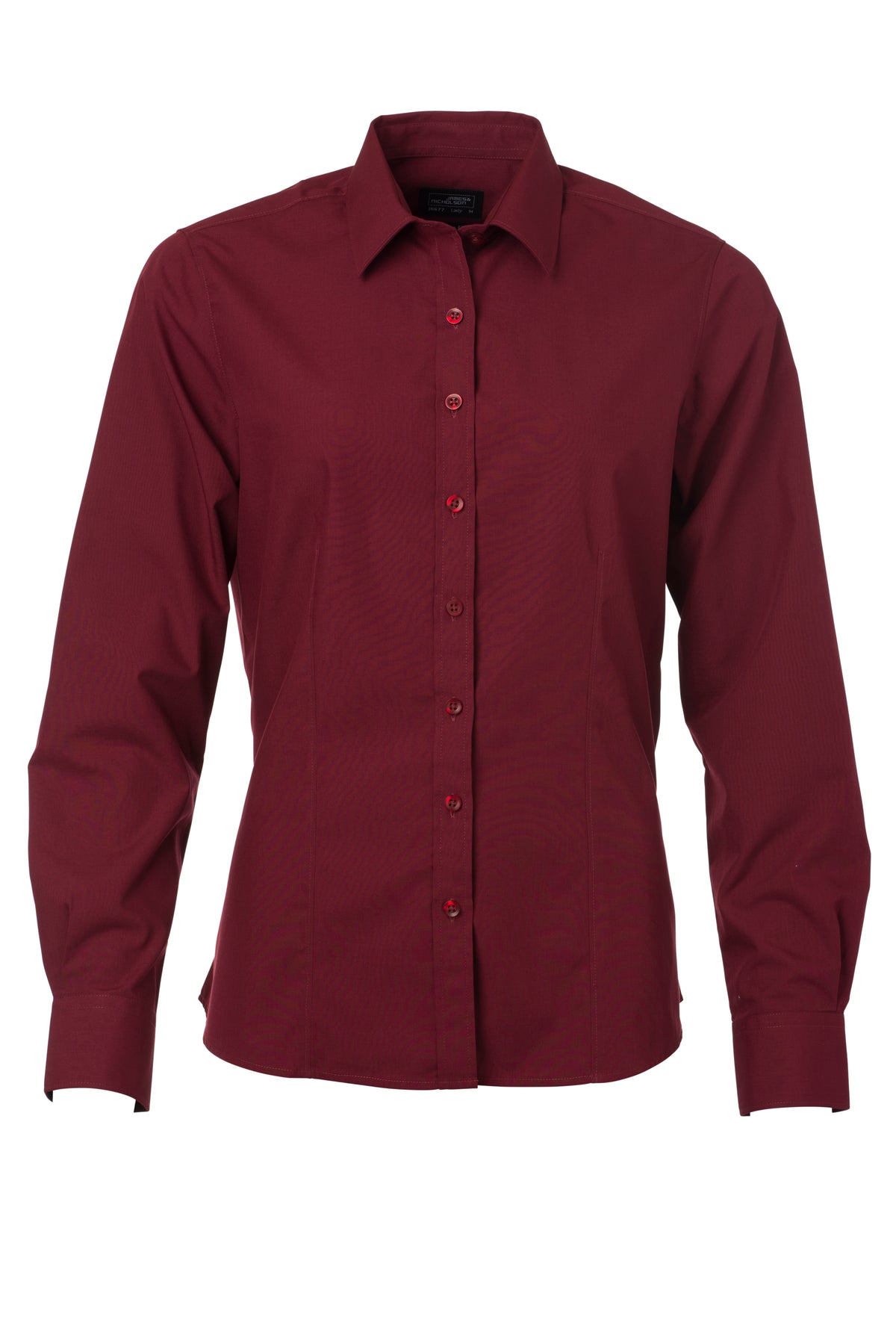 Ladies´ Shirt LSL Poplin - Wine