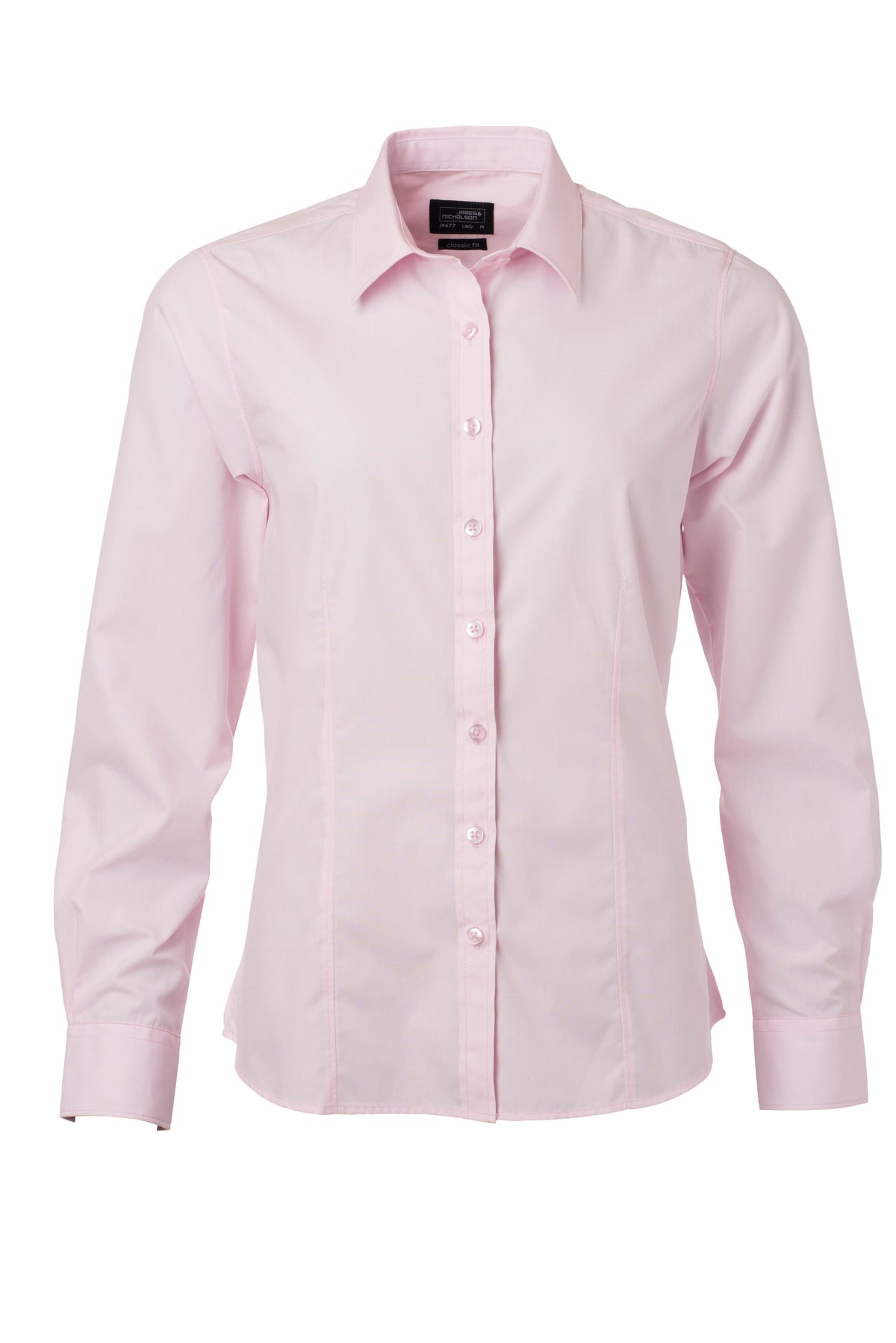 Ladies´ Shirt LSL Poplin - Light Pink