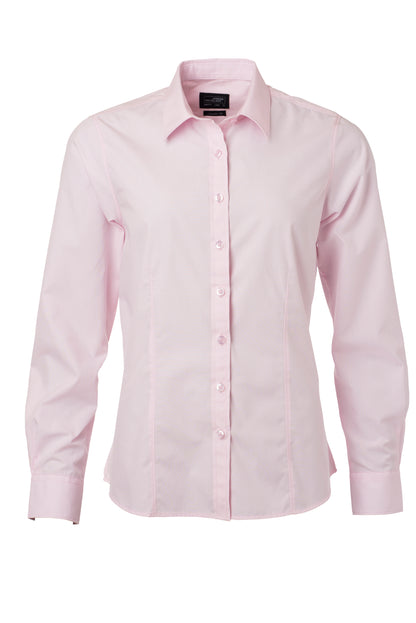 Ladies´ Shirt LSL Poplin - Light Pink