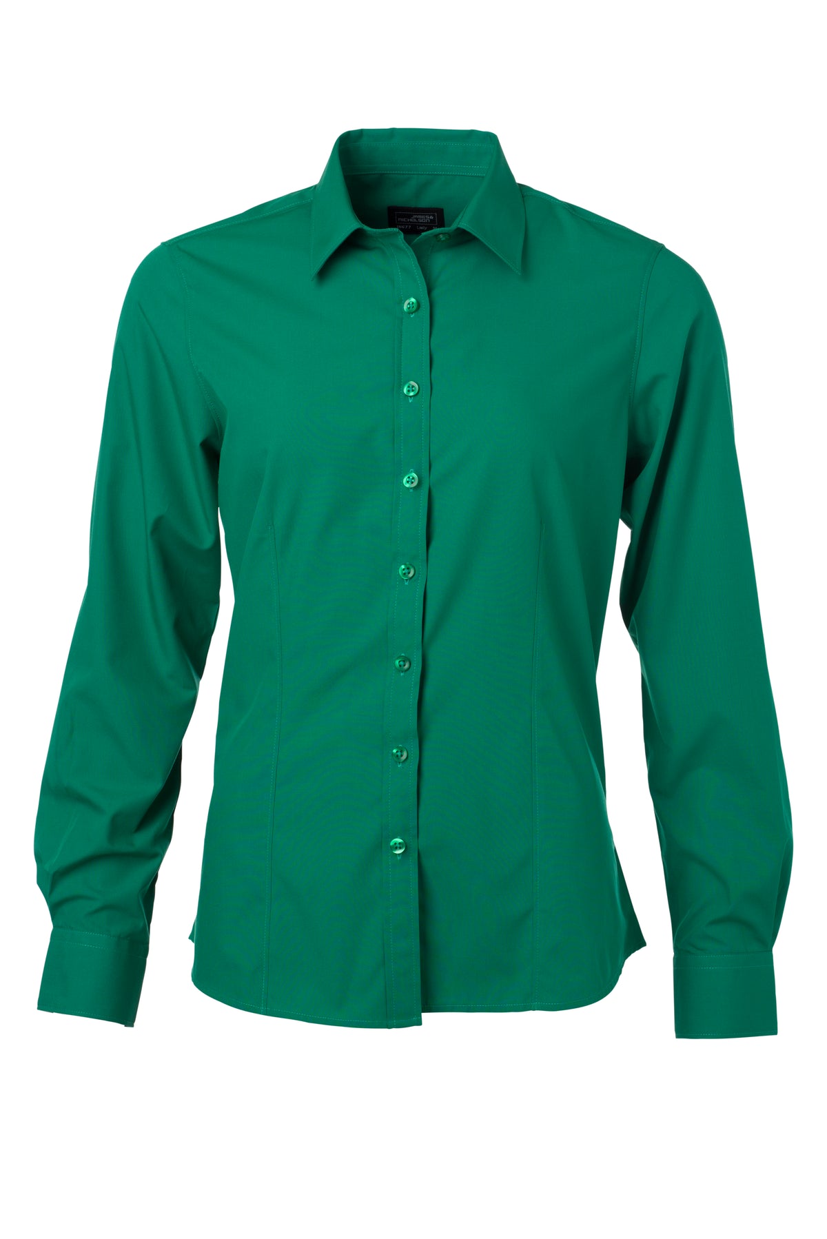 Ladies´ Shirt LSL Poplin - Irish-Green