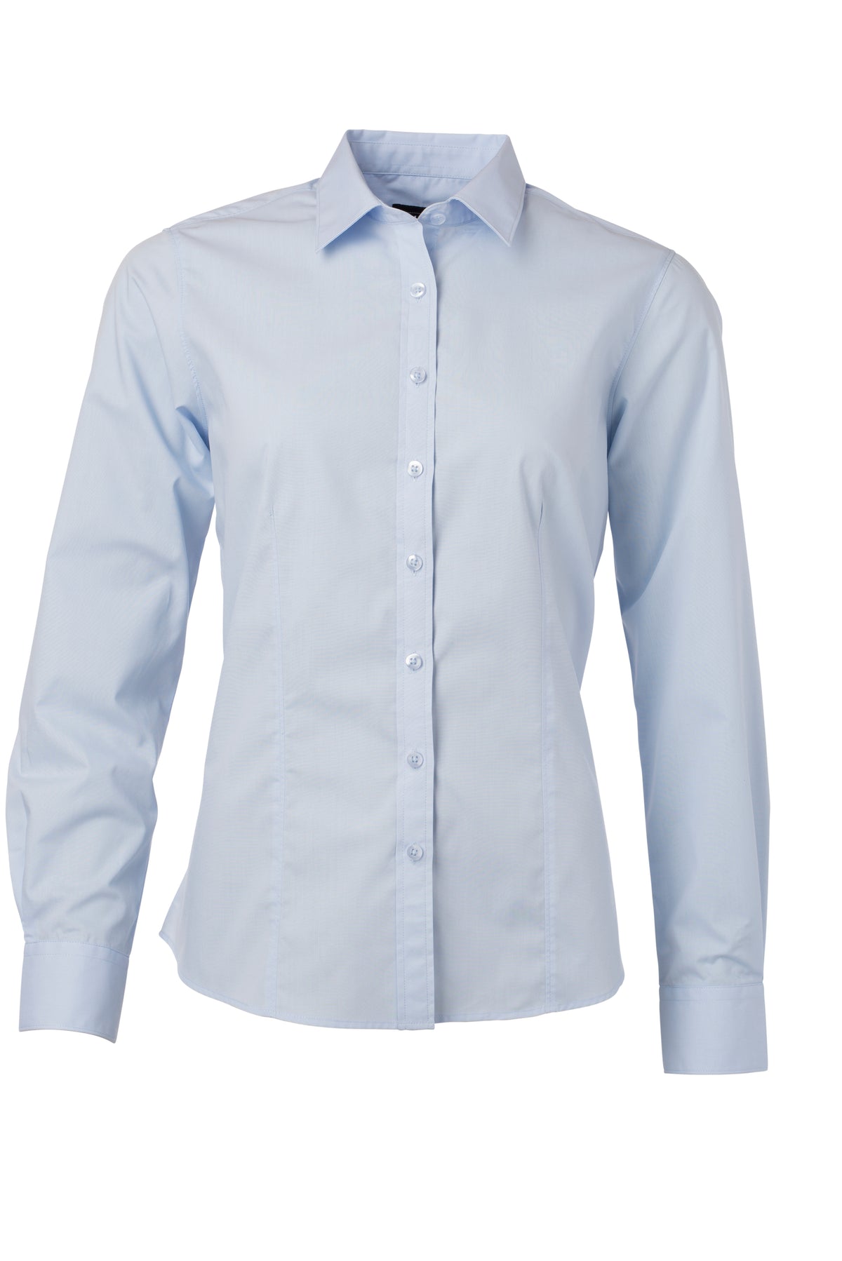 Ladies´ Shirt LSL Poplin - Light-Blue
