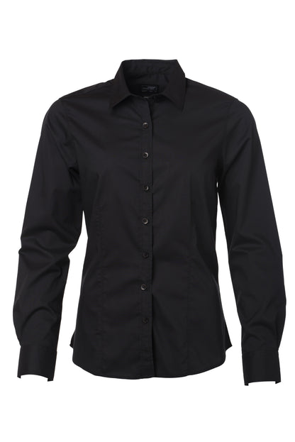 Ladies´ Shirt LSL Poplin - Black