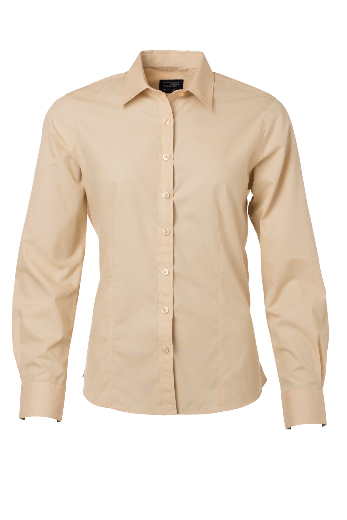 Ladies´ Shirt LSL Poplin - Stone