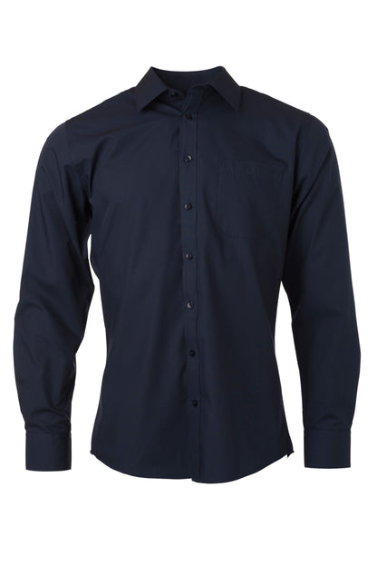 Men´s Shirt LSL Poplin - Navy
