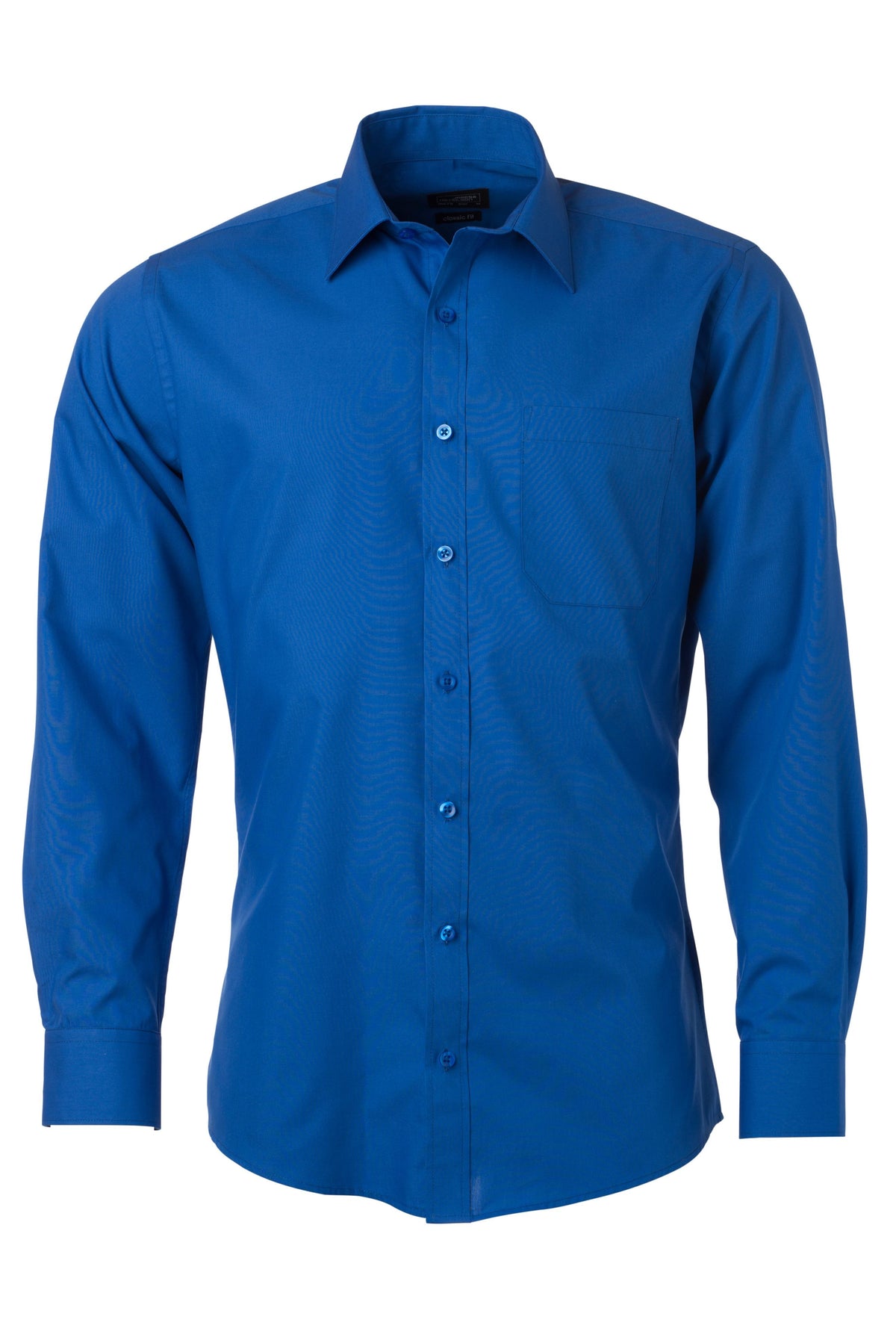 Men´s Shirt LSL Poplin - Royal